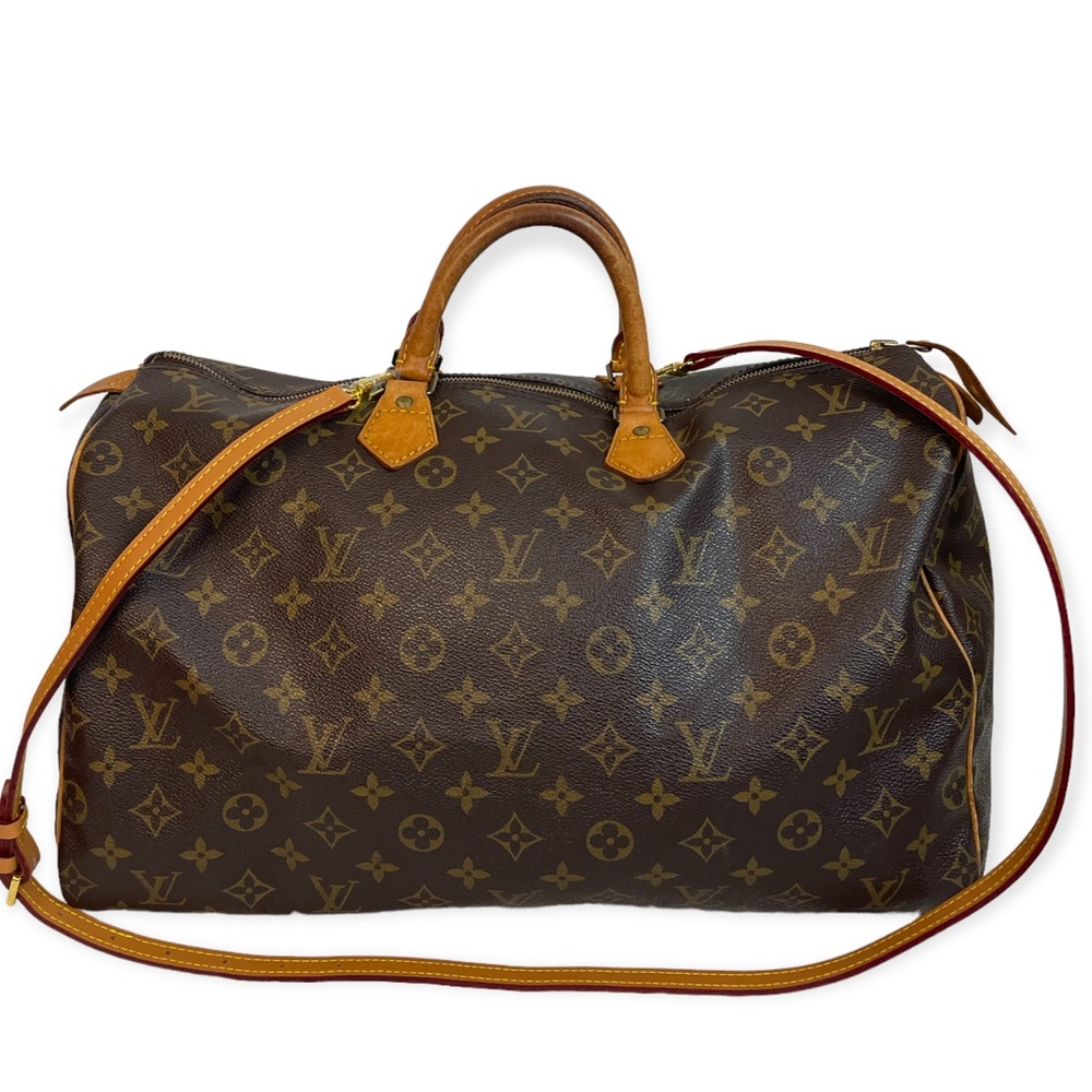 Louis Vuitton Monogram Speedy 35 Satchel Bag